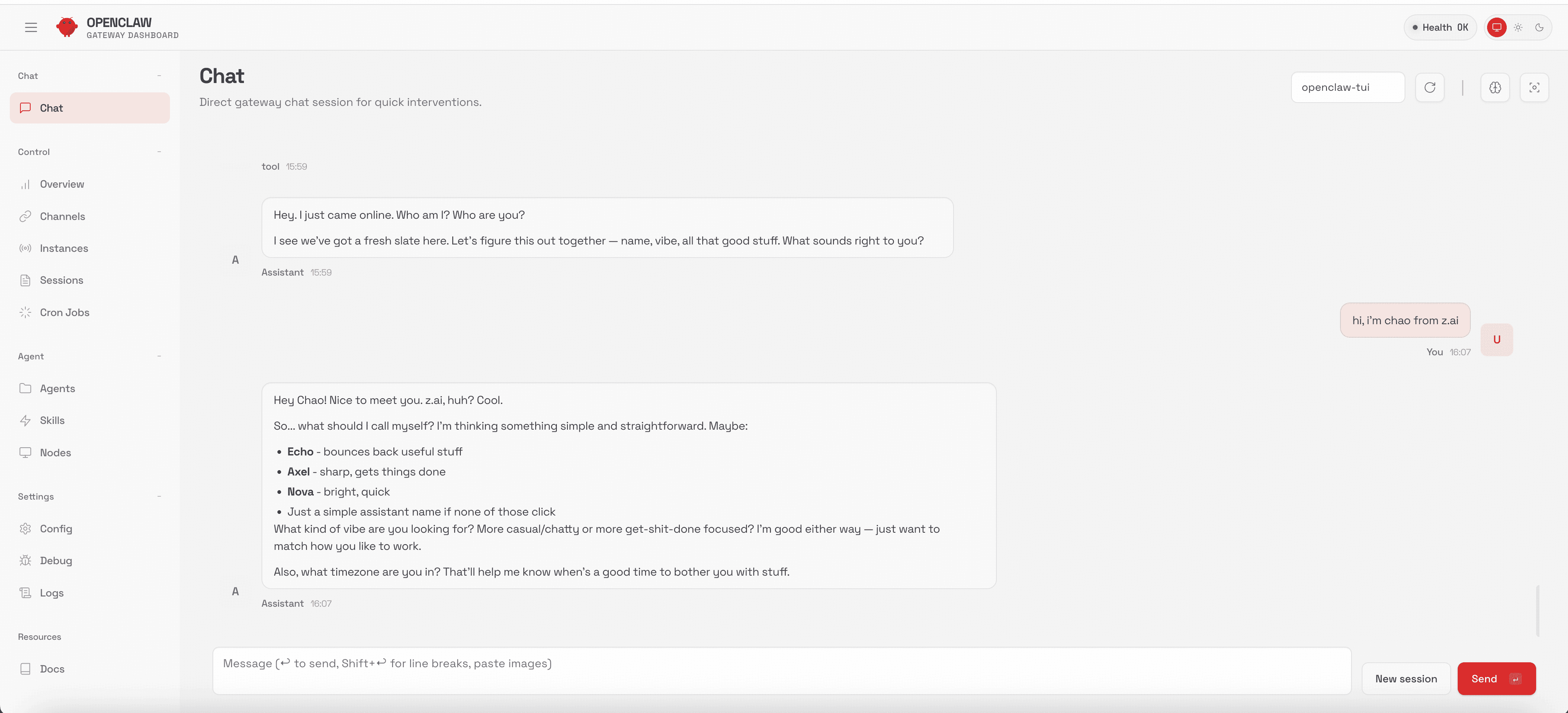 OpenClaw Dashboard