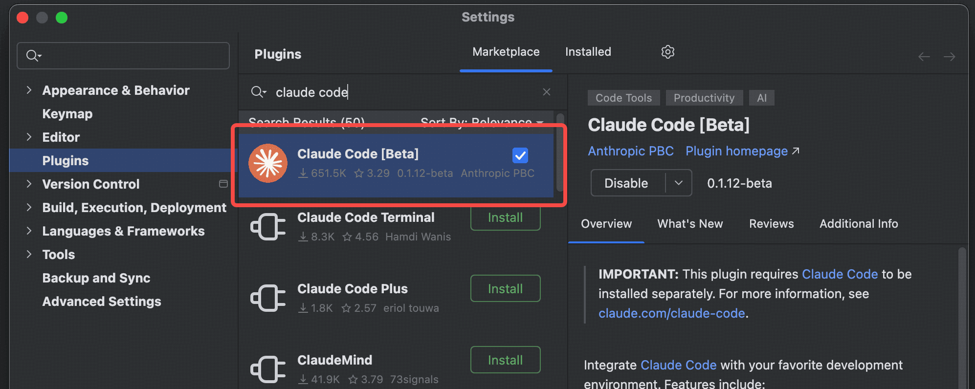 JetBrains 插件市场